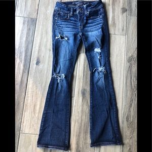 Boot cut American eagle jeans